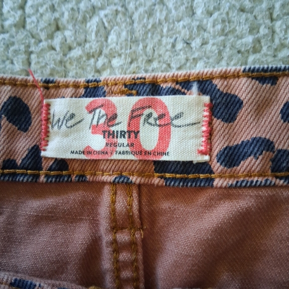 We The Free Brown Leopard Mini Skirt - Picture 3 of 7